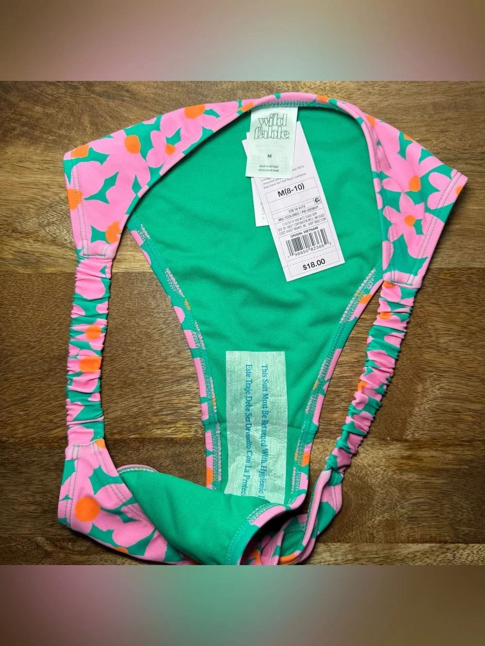 Wild Fable™ - Shirred Straps Low-Rise High Leg Extra Cheeky Bikini Bottom